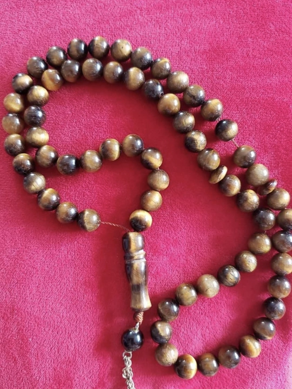 Brown Tiger Eye Beaded Necklace - Women Jewelry